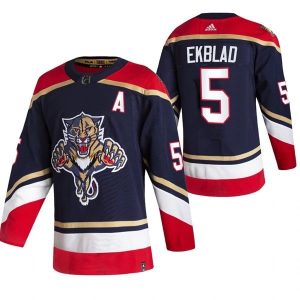 Florida Panthers Trikot Aaron Ekblad 5 2022 Reverse Retro Navy Authentic